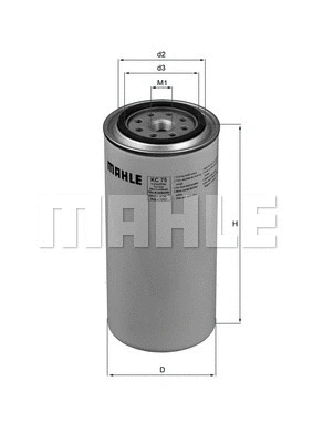 Kuro filtras MAHLE KC 75