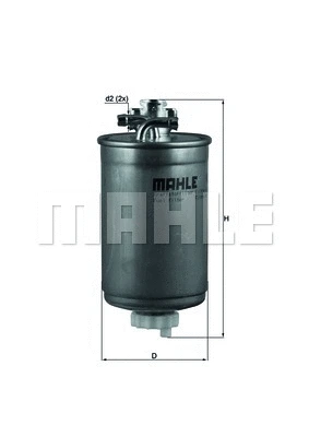 Kuro filtras MAHLE KL 180
