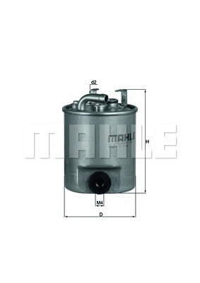 Kuro filtras MAHLE KL 195