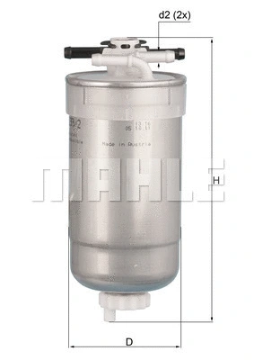 Kuro filtras MAHLE KL 233/2