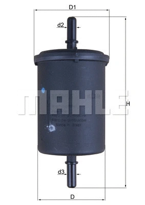 Kuro filtras MAHLE KL 248
