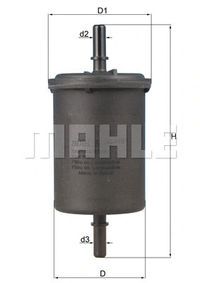 Kuro filtras MAHLE KL 416/1