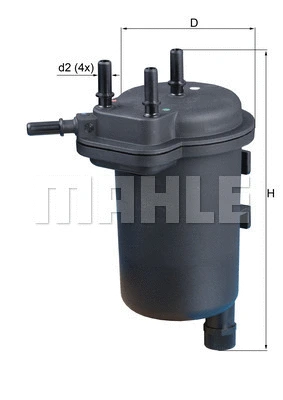 Kuro filtras MAHLE KL 430