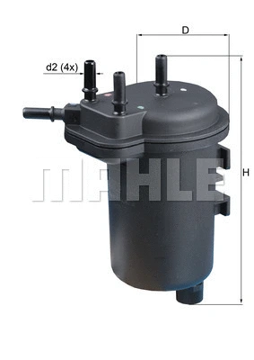 Kuro filtras MAHLE KL 432