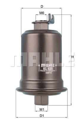 Kuro filtras MAHLE KL 435