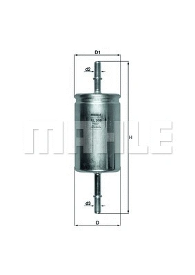 Kuro filtras MAHLE KL 559