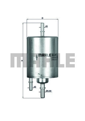 Kuro filtras MAHLE KL 573
