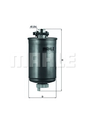 Kuro filtras MAHLE KL 75