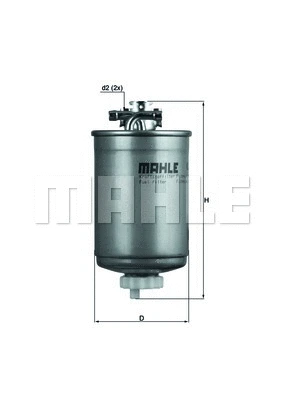 Kuro filtras MAHLE KL 77