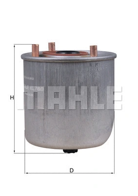 Kuro filtras MAHLE KL 780