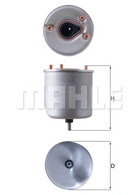 Kuro filtras MAHLE KL 788