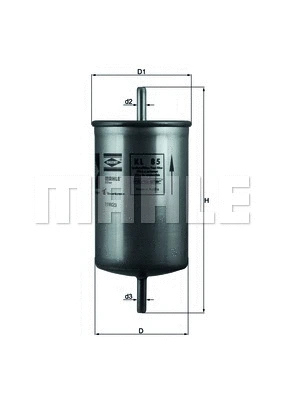 Kuro filtras MAHLE KL 85