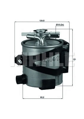 Kuro filtras MAHLE KLH 44/22