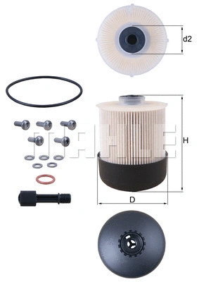 Kuro filtras MAHLE KX 338/26D