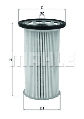 Kuro filtras MAHLE KX 386