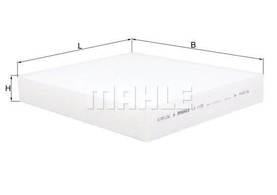 Salono filtras MAHLE LA 1138