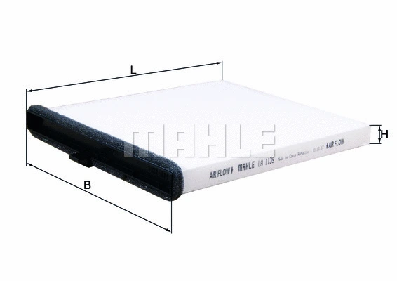 Salono filtras MAHLE LA 1139