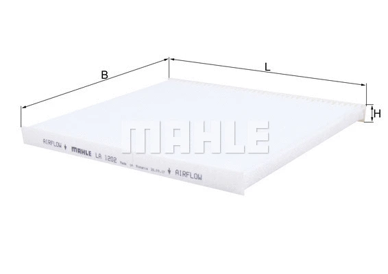Salono filtras MAHLE LA 1202