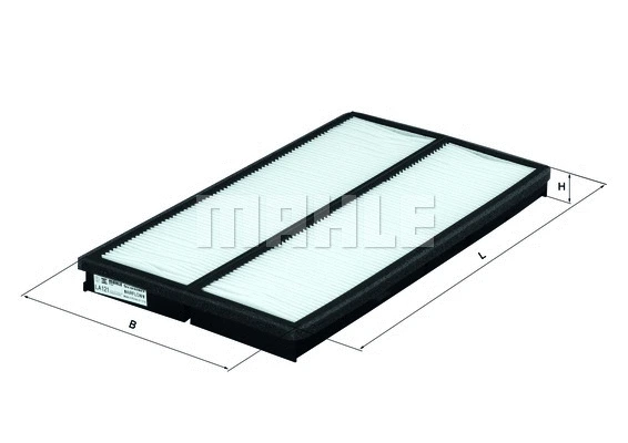 Salono filtras MAHLE LA 121