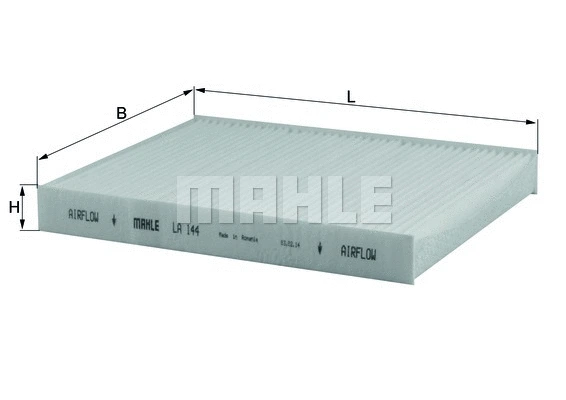Salono filtras MAHLE LA 144