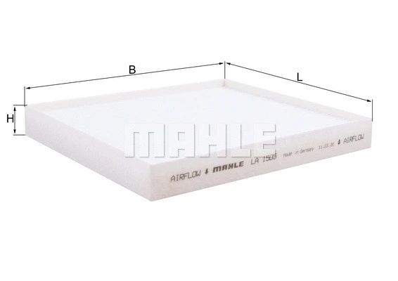 Salono filtras MAHLE LA 1505