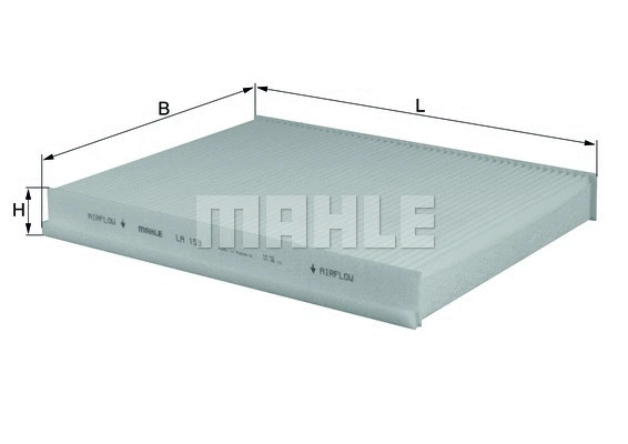 Salono filtras MAHLE LA 153
