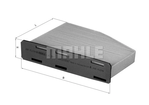 Salono filtras MAHLE LA 181