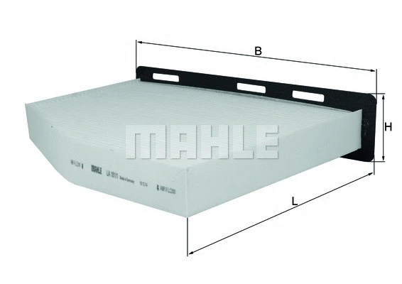 Salono filtras MAHLE LA 181/1