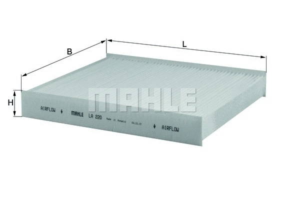 Salono filtras MAHLE LA 220