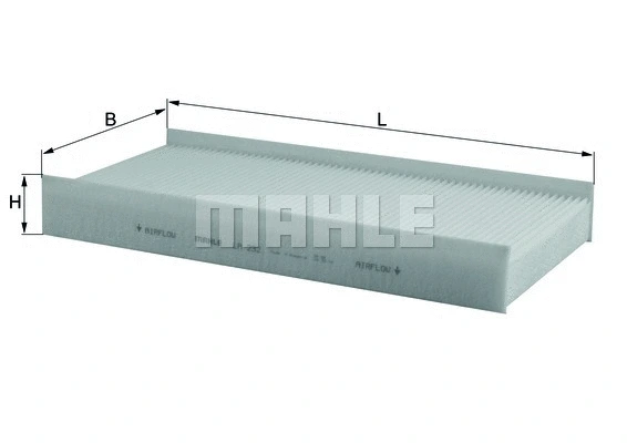 Salono filtras MAHLE LA 232