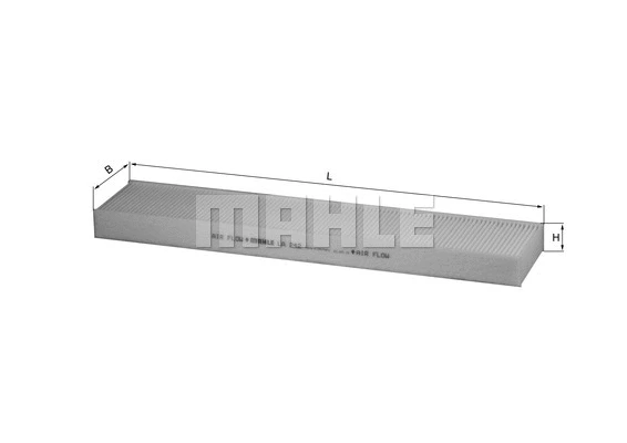 Salono filtras MAHLE LA 242