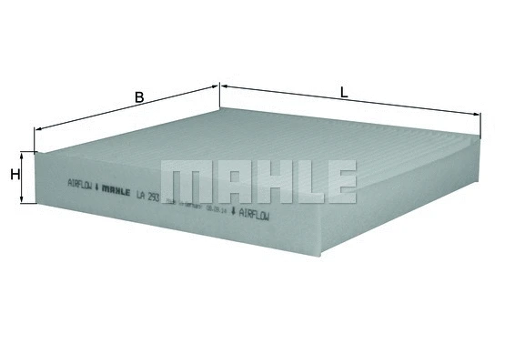 Salono filtras MAHLE LA 293