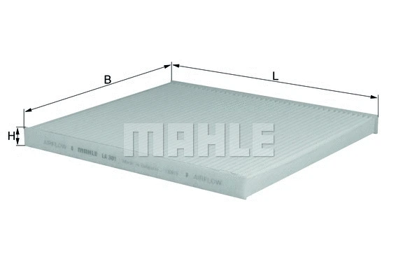 Salono filtras MAHLE LA 301