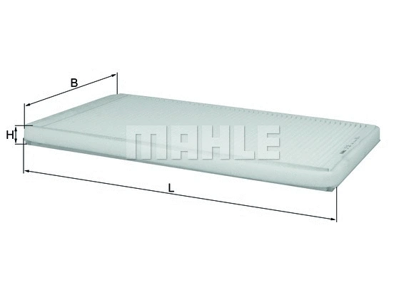 Salono filtras MAHLE LA 33