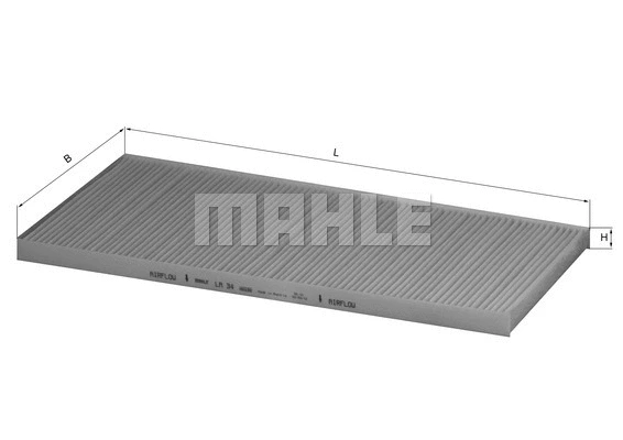 Salono filtras MAHLE LA 34