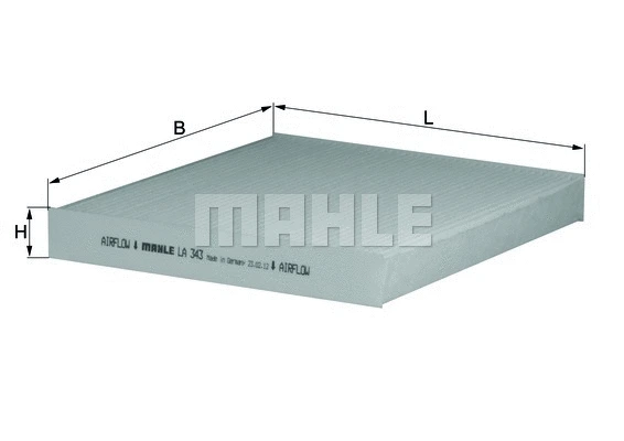 Salono filtras MAHLE LA 343