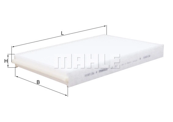 Salono filtras MAHLE LA 387