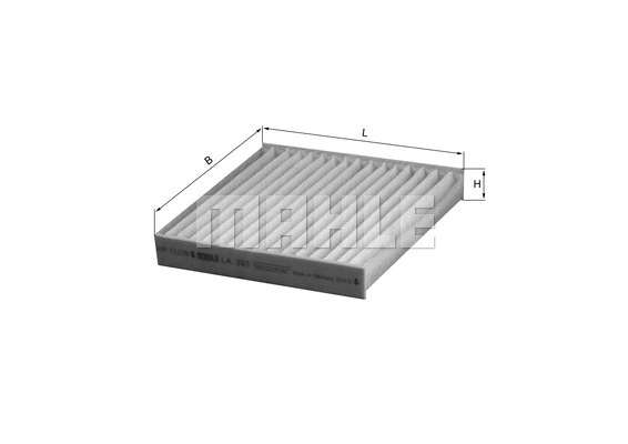 Salono filtras MAHLE LA 395