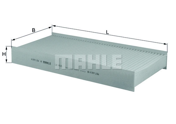 Salono filtras MAHLE LA 410