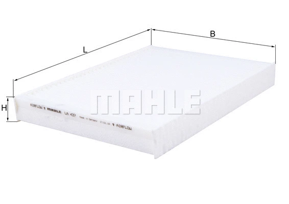 Salono filtras MAHLE LA 437