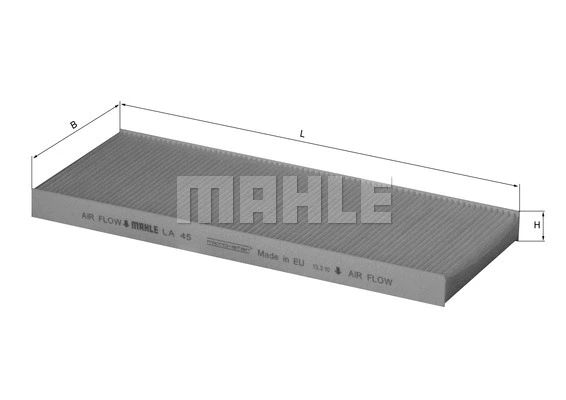 Salono filtras MAHLE LA 45
