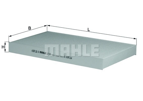 Salono filtras MAHLE LA 46