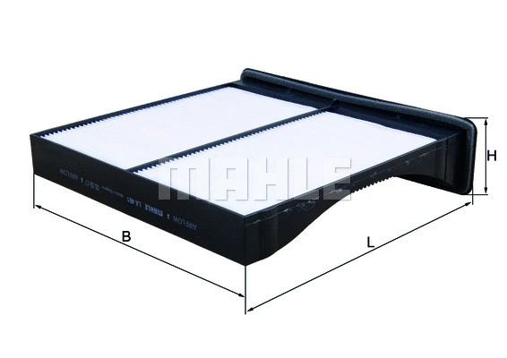 Salono filtras MAHLE LA 461