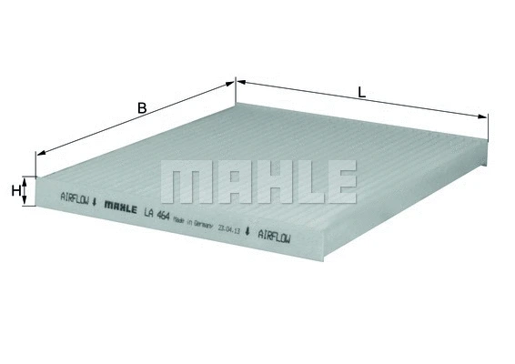 Salono filtras MAHLE LA 464