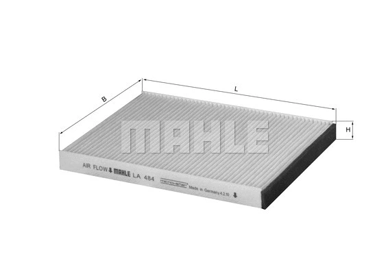 Salono filtras MAHLE LA 484