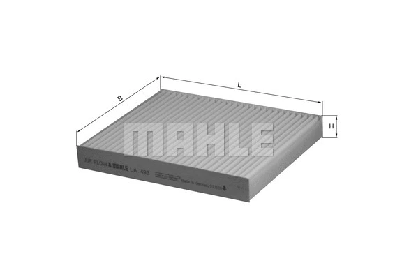 Salono filtras MAHLE LA 493