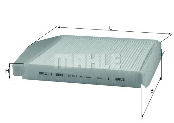 Salono filtras MAHLE LA 54/1