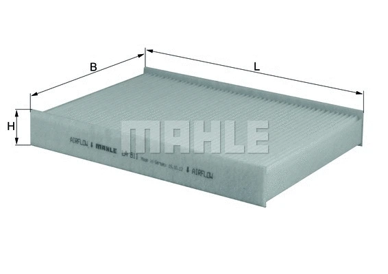 Salono filtras MAHLE LA 811