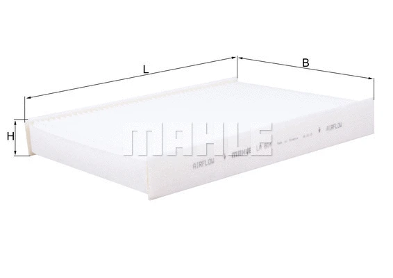 Salono filtras MAHLE LA 814