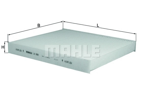 Salono filtras MAHLE LA 888